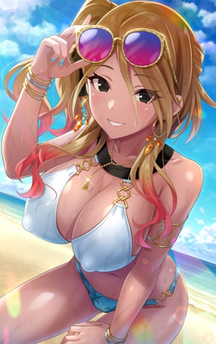 【画像】褐色肌でエロすぎる体つきという、100点満点の女の子