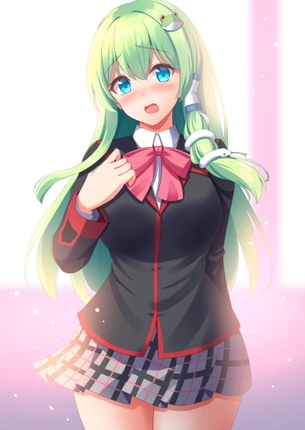 【非・微エロ】木曜日の緑髪美少女画像まとめ　その１６０