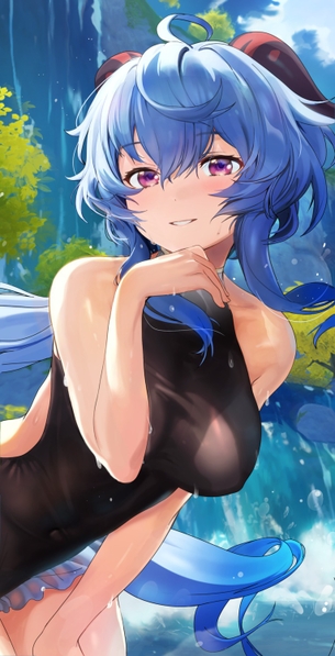 【非・微エロ】水曜日の青髪美少女画像まとめ　その１６３