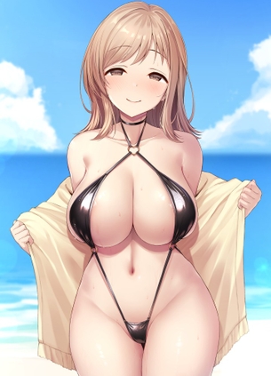 【２次】おっぱいの谷間が素敵な女の子のエロ画像その１０４