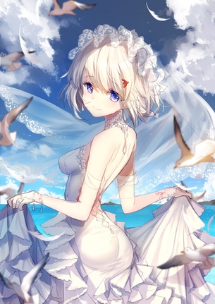 ジューンブライドなのでウェディングドレスのエロ萌画像まとめました1