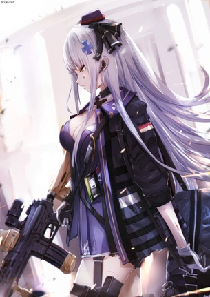 HK416のオナニー姿を想像するだけでめっちゃ抜けるエロ画像【ドールズフロントライン】