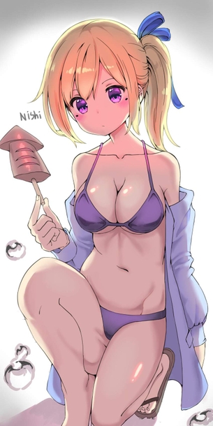 【無彩限のファントム・ワールド】川神舞のがっつりむしゃぶりつきたいおっぱいエロ画像で即抜き！