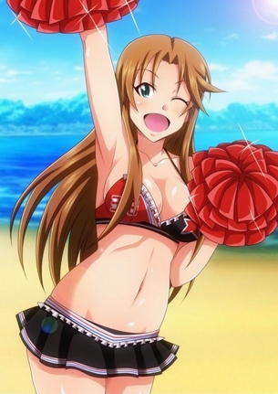 【二次】パンチラだって下乳だって拝めちゃう”チアガール”のエロ画像