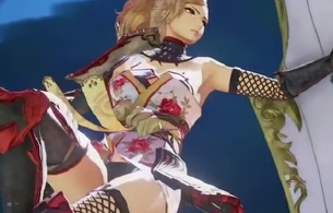 『テイルズオブアライズ』エロい和服のパンツが丸見え画像やエロい水着姿の戦闘シーン！
