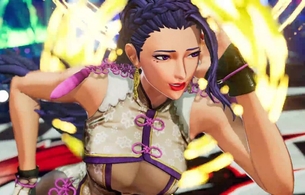 『THE KING OF FIGHTERS XV』ルオンのエロい透けおっぱいパンツ丸見えエロタイツPV