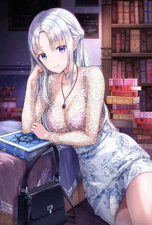 【銀髪】煌めく白髮が美しい銀髪美少女の画像集 その5