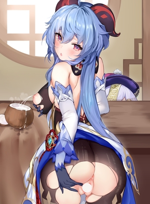 【原神】母乳が溢れ出ちゃう！甘雨さんのエロ画像！ その5