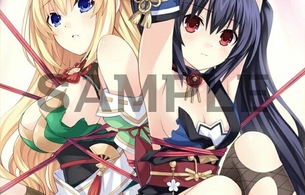 『閃乱忍忍忍者大戦ネプテューヌ』店舗特典でエロい下着姿やはだけてる服などエロイラスト