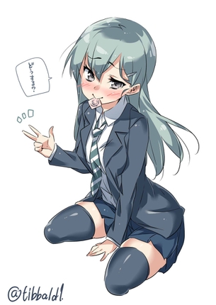 【2次】絶対領域がまぶしい女の子のエロ画像その4