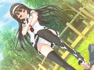 ドMな男の人のおちんちんを虐めて楽しんでるドS少女の二次元エロ画像