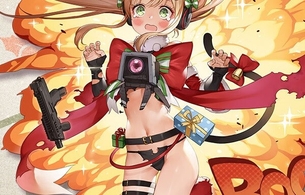 『ドールズフロントライン』女の子たちのえっちなサンタコスチュームの破れ姿などエロ衣装