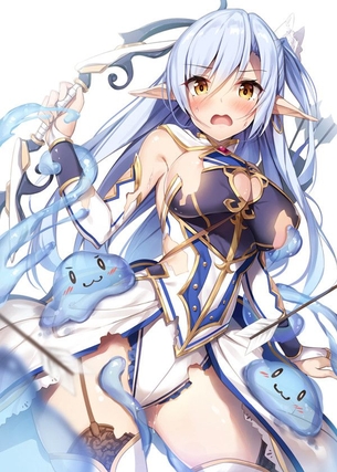 即抜きチートエロ種族のエルフちゃんの二次元エロ画像