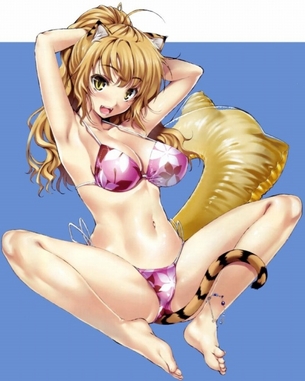【二次】可愛い女の子の”美ワキとおっぱいのライン”が拝めるエロ画像