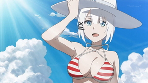 【画像】『探偵はもう、死んでいる。』5話での水着爆乳がエロすぎるwwwwwww