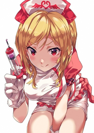 白衣の天使なナースさんのえっちな看病を受けてみたくなる二次元エロ画像