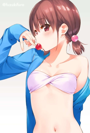【くちびるにチェリー】サクランボ食べてる女子達の二次エロ画像