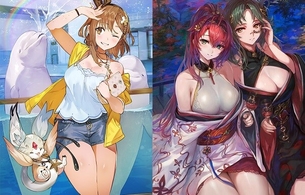 『ガストカレンダー2022』ライザやソフィー、ブルリフやよるくになどのえっちおっぱいイラスト