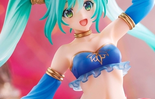 『初音ミク』えっちなおっぱいと太もものエロいアラビアン姿のエロプライズフィギュア！