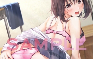 PS4/スイッチ版『アイキス3 cute』エロい下着丸見え半脱ぎ姿のエロ店舗特典イラスト