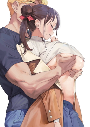 【二次】後ろからおっぱい揉んでるのってエロくない？Part3【画像】