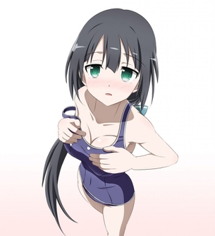 スク水の二次エロ画像で！