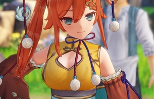 『ソフィーのアトリエ2』エロいムチムチなおっぱいとエロ谷間見せつけ穴服の女の子「ピリカ」