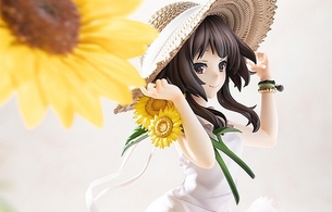 『この素晴らしい世界に祝福を！』めぐみんのエロいお尻の麦わらに白ワンピのフィギュア