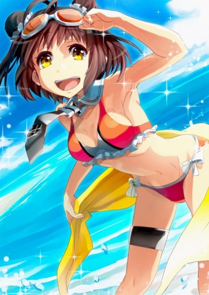 【艦隊これくしょん】那珂のエッチでがっつり抜けるエロ画像