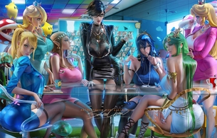 【画像】スマブラの女キャラのエチエチ女子会