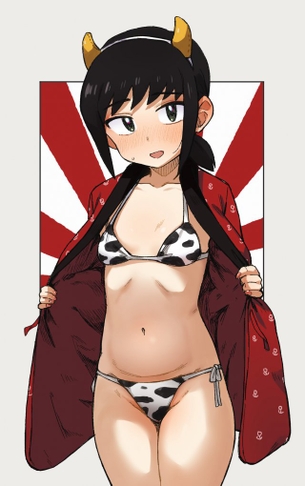 ビキニの虹エロ画像