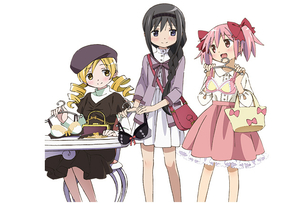 【画像】まどかマギカのメインキャラの公式エロエロ下着姿wwwwwwwwwww