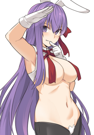 【2次】紫髪の可愛い女の子の二次エロ画像その12