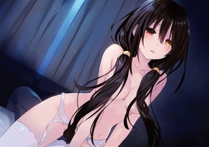 【2次】黒髪美人な女の子のエロ画像その12