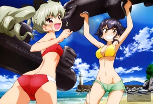 【エロ画像】ガルパンおじさんの87%「ドゥーチェでシコったことがある」⇦となるイラストwww
