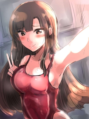 わきフェチの二次エロ画像を愛でる。