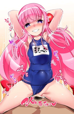 【脱毛アピール】騎乗位しつつ腋の下見せてくる女子の二次エロ画像