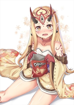 史実の茨木童子はこんなえっちな子じゃないけどFGOの茨木童子ちゃんはえっちで最高だね！
