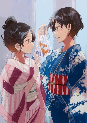 【浴衣】夏の思い出がよみがえる浴衣姿女の子 その6