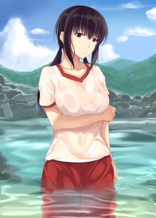濡れ透けのエロ画像みて幸せになろう！