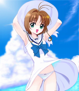 木之本桜のおっぱいを好き放題ヤリ放題な二次エロ画像【カードキャプターさくら】