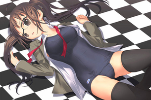 スク水の萌えイラスト