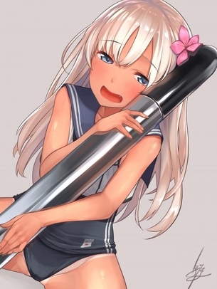 呂500の悩殺必死のセクシーポーズのエロ画像！【艦隊これくしょん】