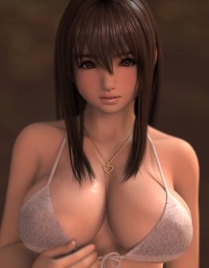 3DCG美女 実写と見分けが付かない美少女二次元エロ画像