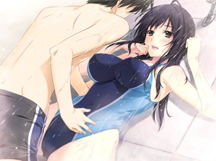 競泳水着の二次エロ画像くだしあ。