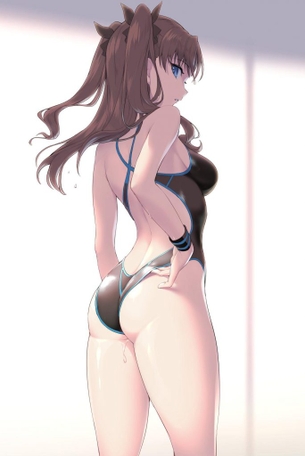 競泳水着画像で今夜もイチャラブ妄想！「やっ♥ダメェ♥そこぉ♥そこいじめないでぇ♥」