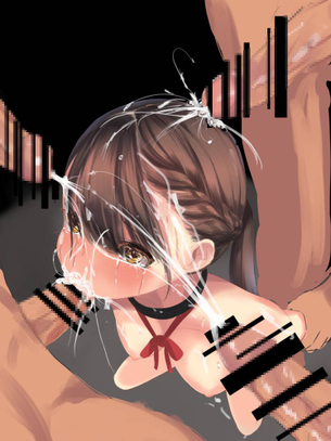 顔射のエッチな画像見たいよね？