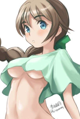 【ストライクウィッチーズ】声優さんのエロボイスに合わせて鑑賞したいリネット・ビショップの抜けるエロ画像