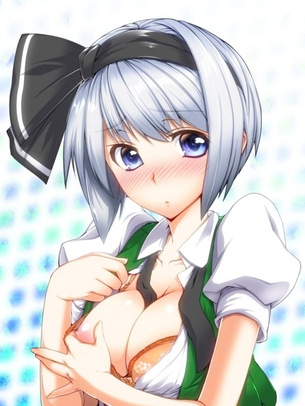 魂魄妖夢のどエロい二次エロ画像がいっぱいおっぱい！【東方Project】