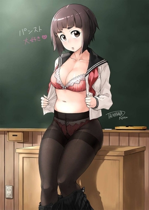 【※勃起不可避】ストッキングの美少女画像がヤバスギクンwwwwwwwwww【二次画像】